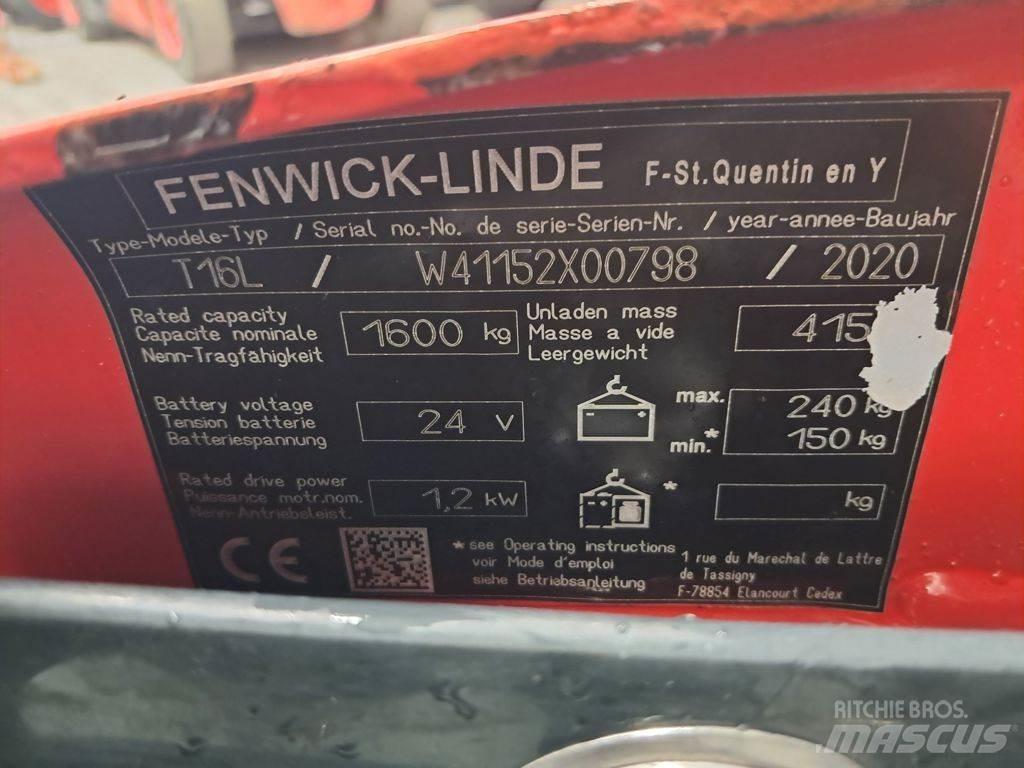 Linde T16L Ručný paletový vozík