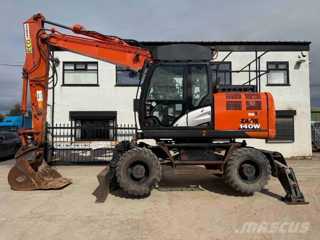 Hitachi ZX 140 W-6 Kolesové rýpadlá