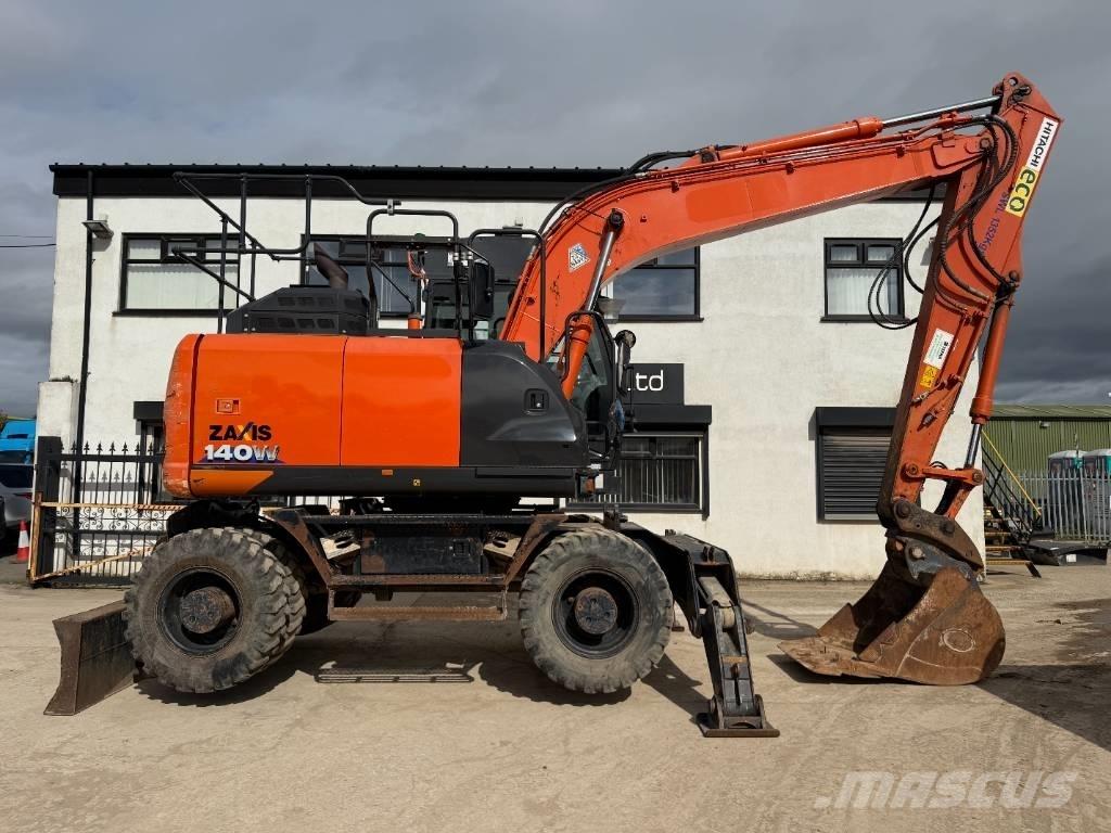 Hitachi ZX 140 W-6 Kolesové rýpadlá