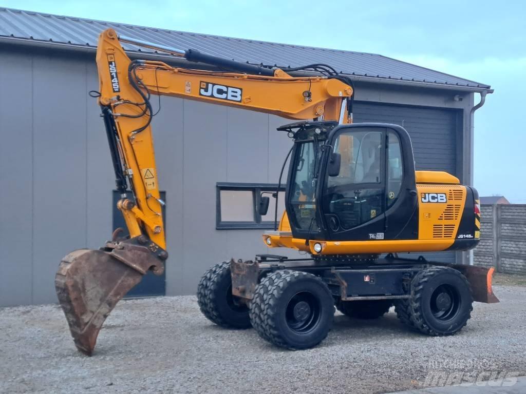 JCB JS145 W Kolesové rýpadlá