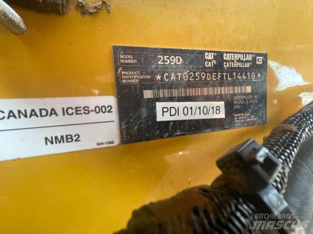CAT 259 D Šmykom riadené nakladače