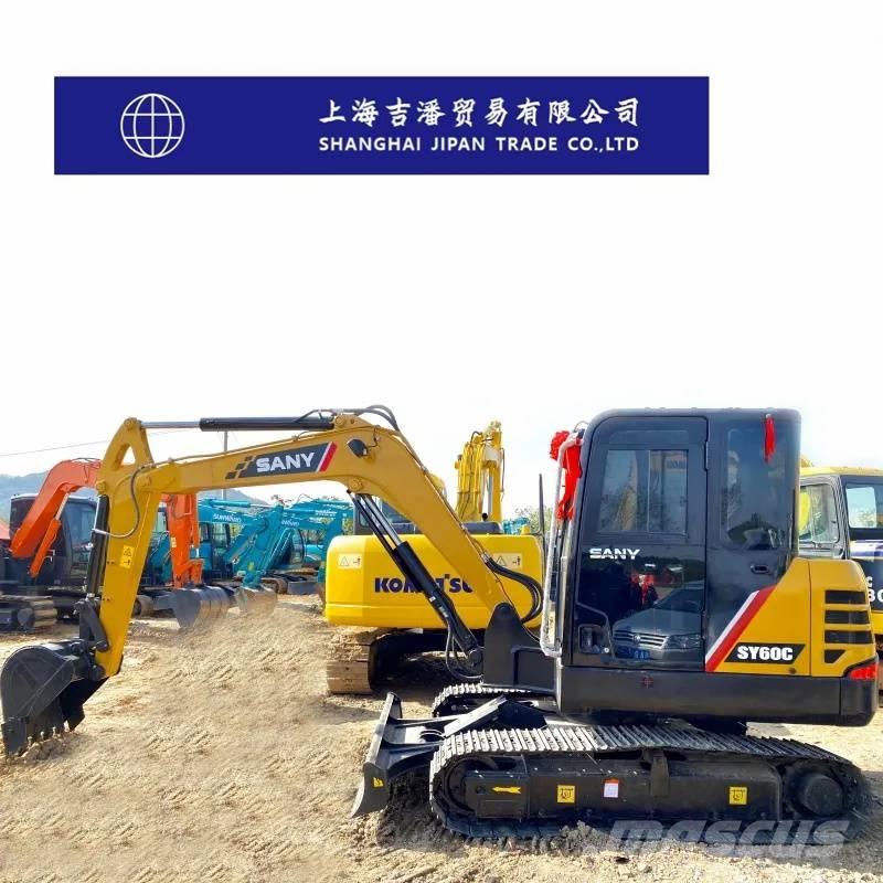Sany SY 60 C Pásové rýpadlá