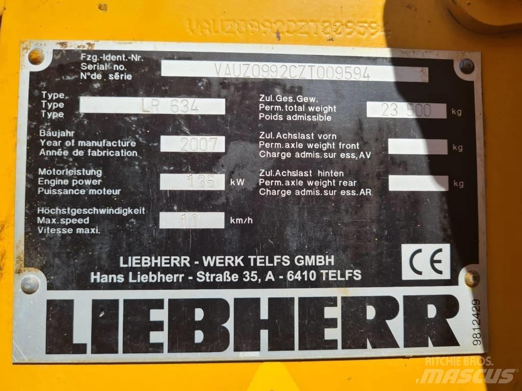 Liebherr LR 634 Pásové nakladače