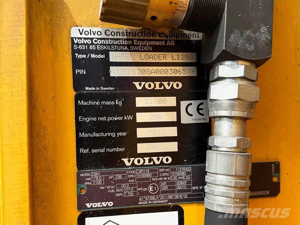 Volvo L 120 G Kolesové nakladače