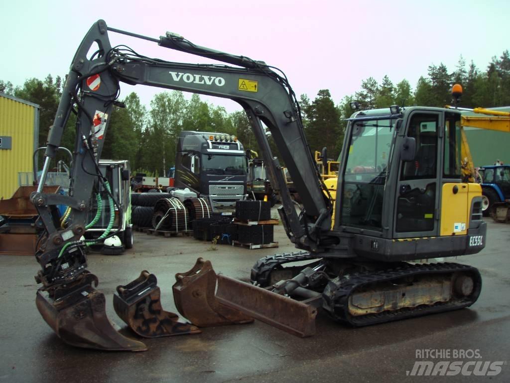 Volvo EC 55 C Mini rýpadlá < 7t