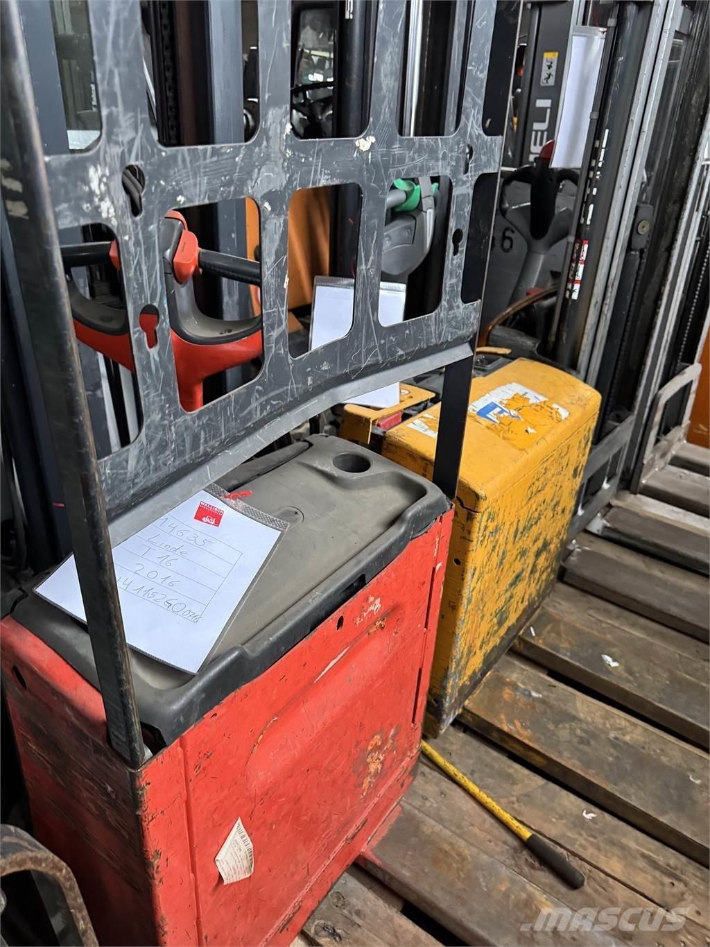 Linde T16 Ručne vedené vysokozdvižné vozíky