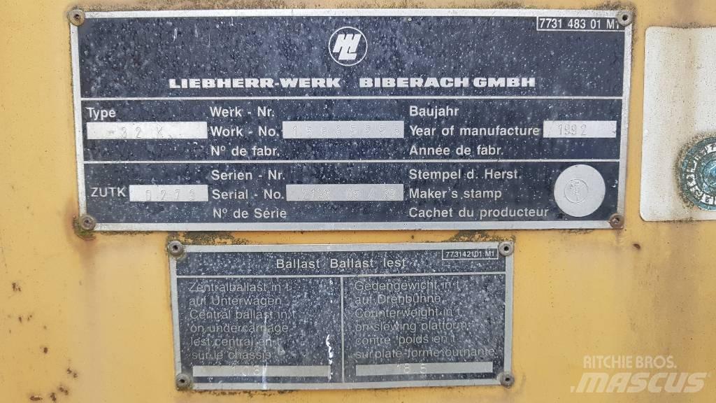Liebherr K 32 Stavebné žeriavy