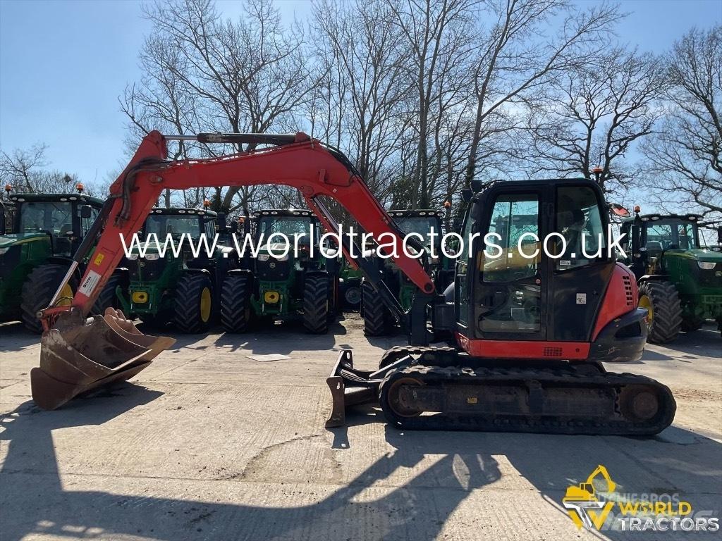 Kubota KX 080-4 Midi rýpadlá 7 t - 12 t