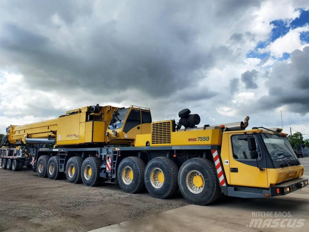 Grove GMK 7550 Univerzálne terénne žeriavy