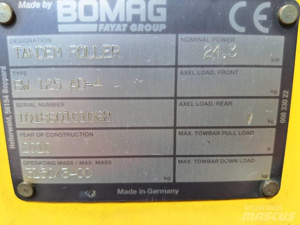 Bomag BW 125 AD-4 Tandemové valce