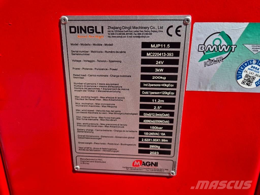 Magni MJP 11.5 Kĺbové plošiny