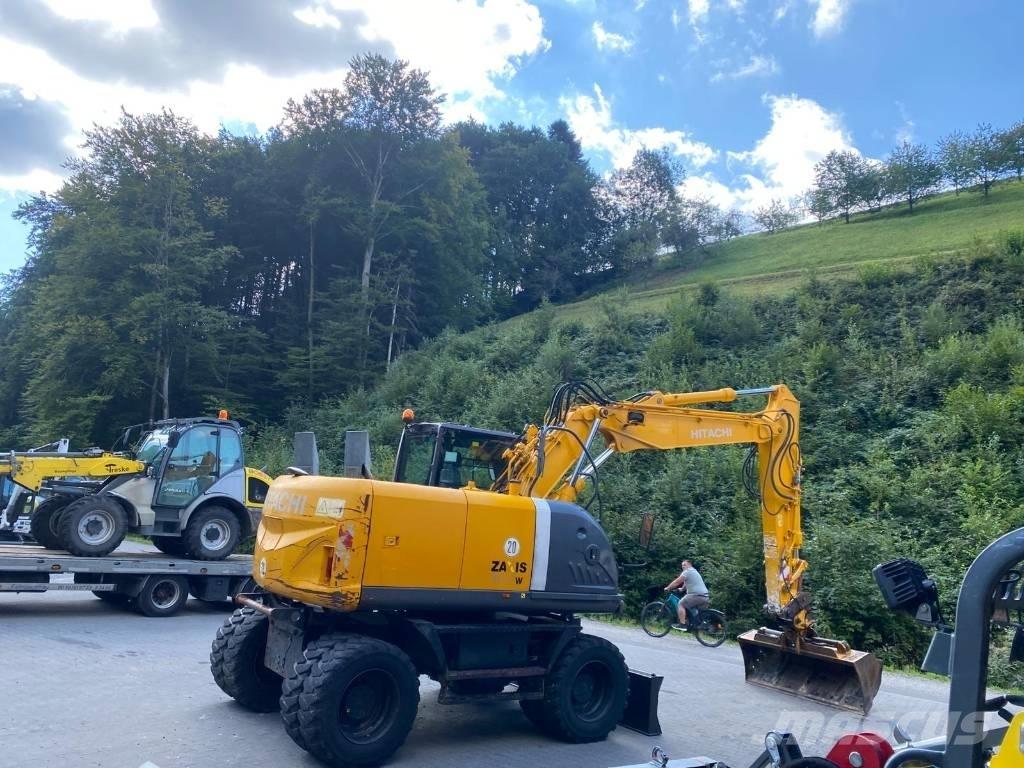 Hitachi ZX 140 W-3 Kolesové rýpadlá