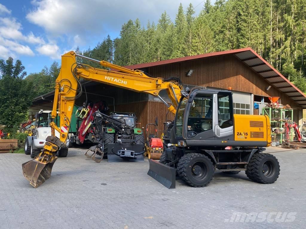 Hitachi ZX 140 W-3 Kolesové rýpadlá