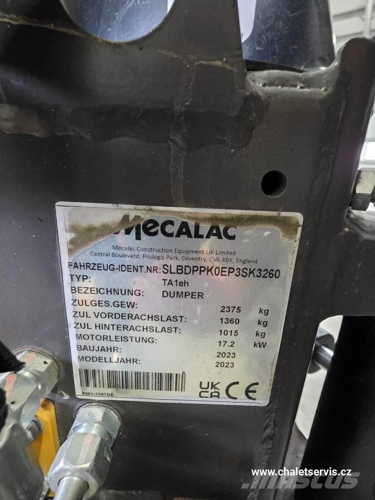 Mecalac TA 1 EH Stavebné sklápače