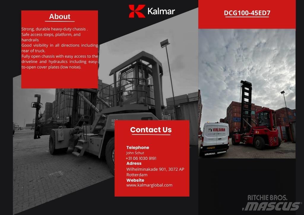 Kalmar DCG 100-45ED7 Kontajnerové manipulátory