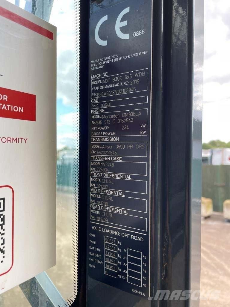 Bell B 30 E Kĺbové nákladné autá