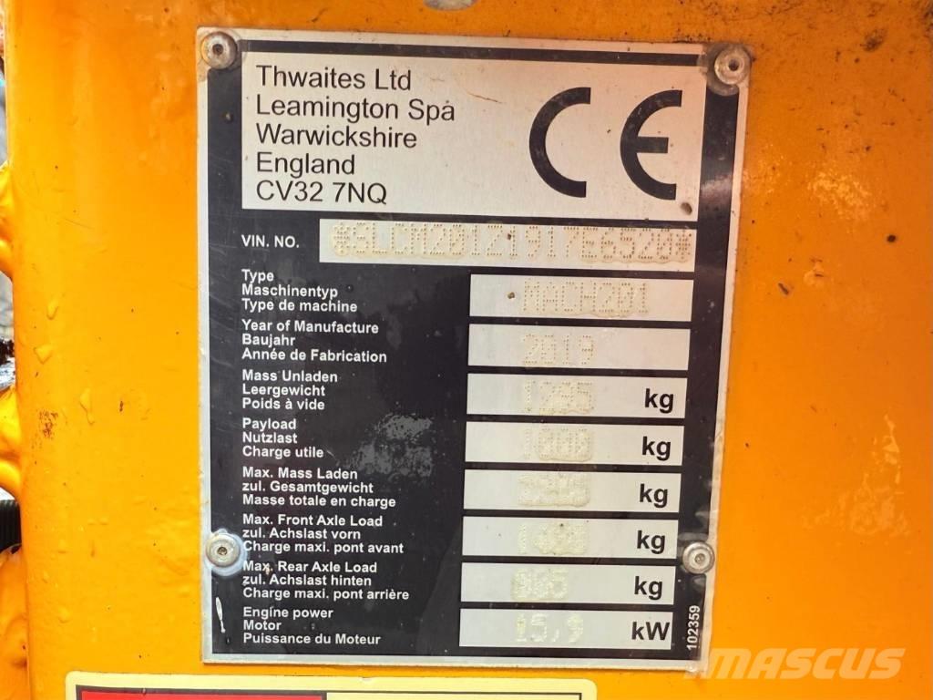 Thwaites Mach 201 Stavebné sklápače
