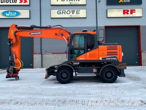 Doosan DX170W-5 Kolesové rýpadlá