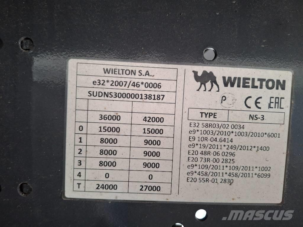 Wielton NS3K Plachtové návesy
