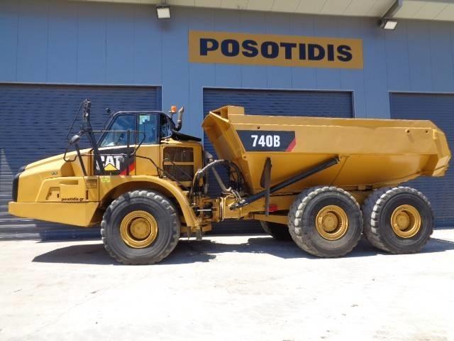 CAT 740 B Kĺbové nákladné autá