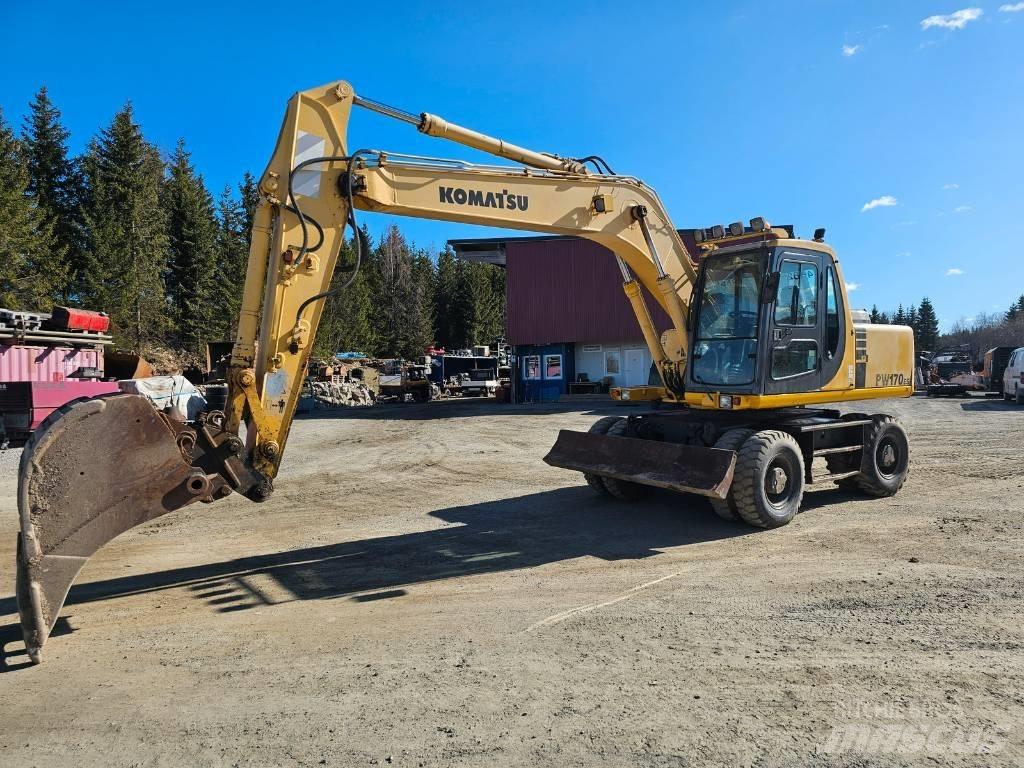 Komatsu PW 170-6 Kolesové rýpadlá