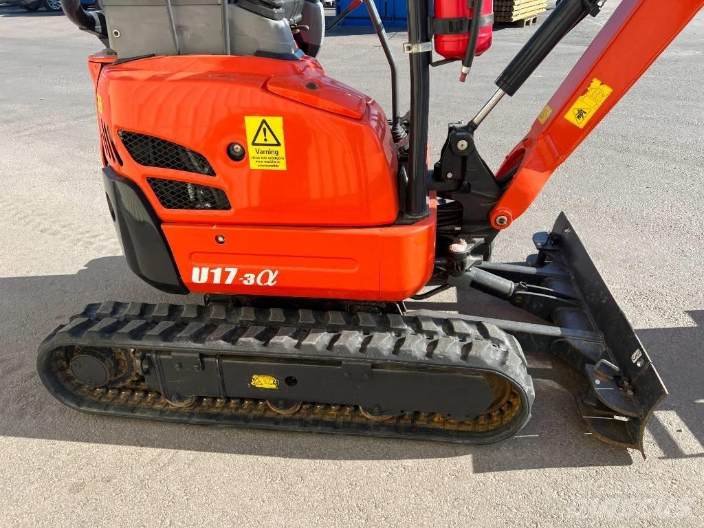 Kubota U 17-3 Mini rýpadlá < 7t