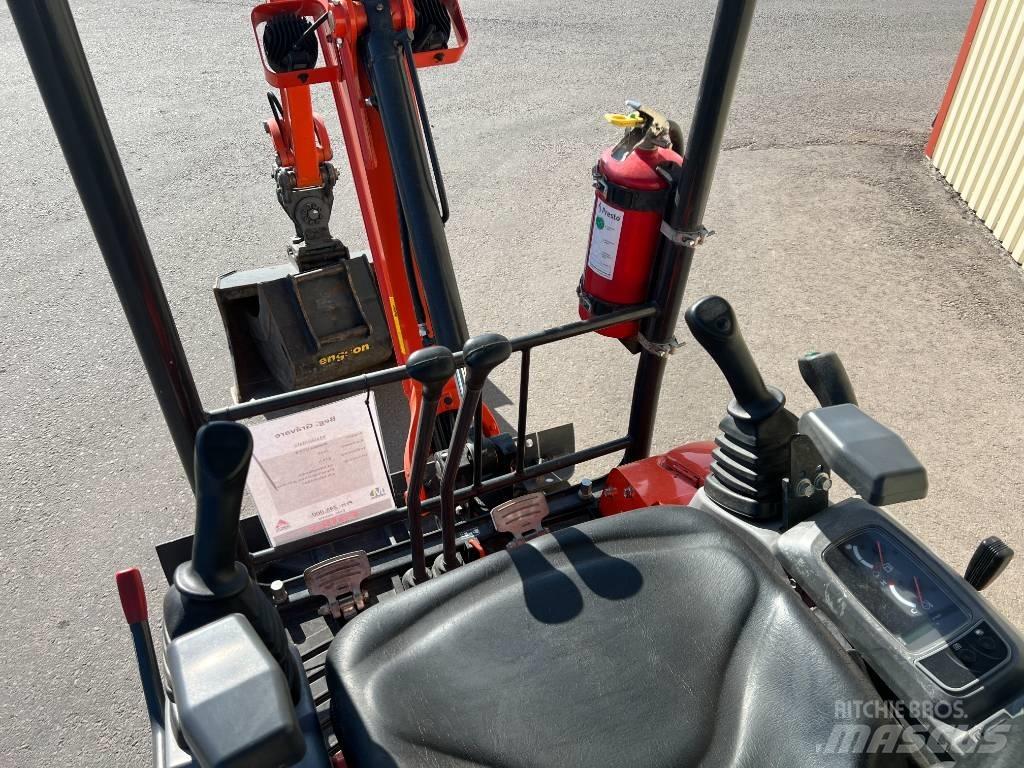 Kubota U 17-3 Mini rýpadlá < 7t
