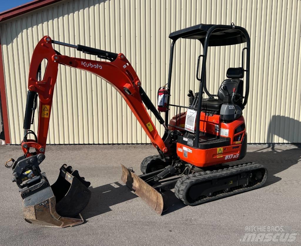 Kubota U 17-3 Mini rýpadlá < 7t