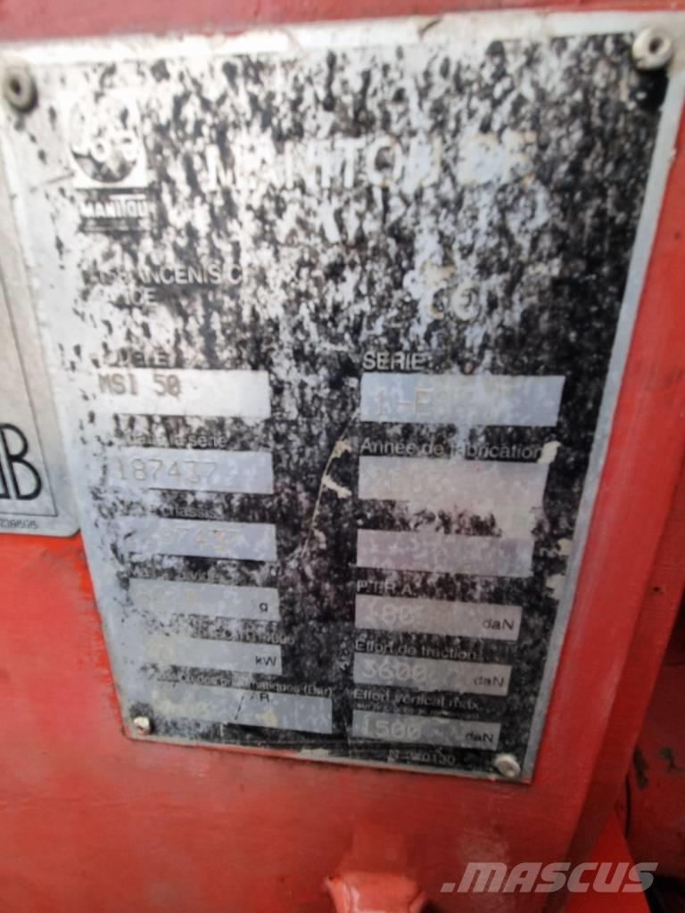 Manitou MSI 50 Terénne vysokozdvižné vozíky