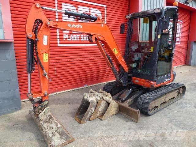 Kubota U 27-4 Mini rýpadlá < 7t