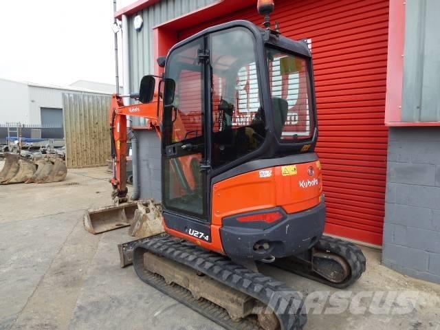 Kubota U 27-4 Mini rýpadlá < 7t