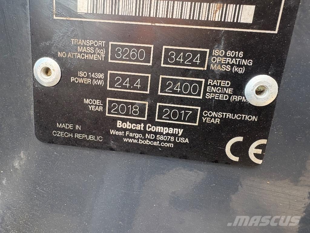 Bobcat E 35z Mini rýpadlá < 7t