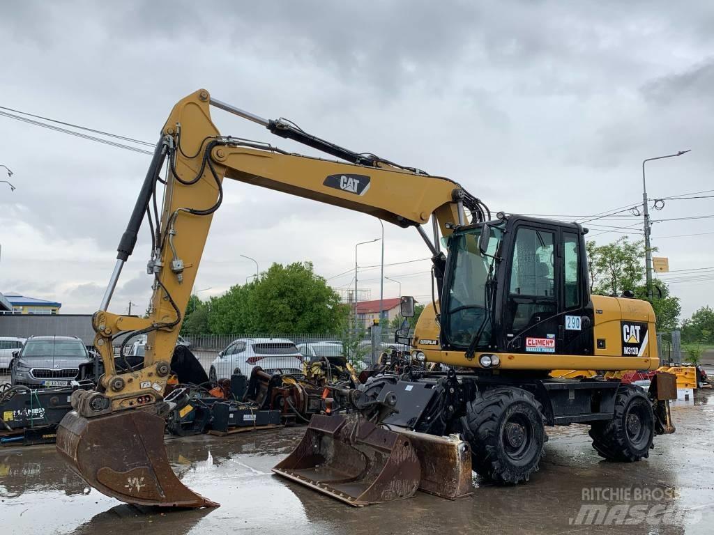 CAT M 313 D Kolesové rýpadlá