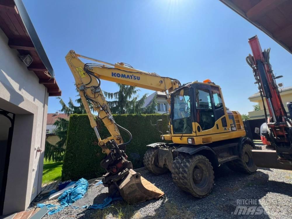Komatsu PW 148-8 Kolesové rýpadlá