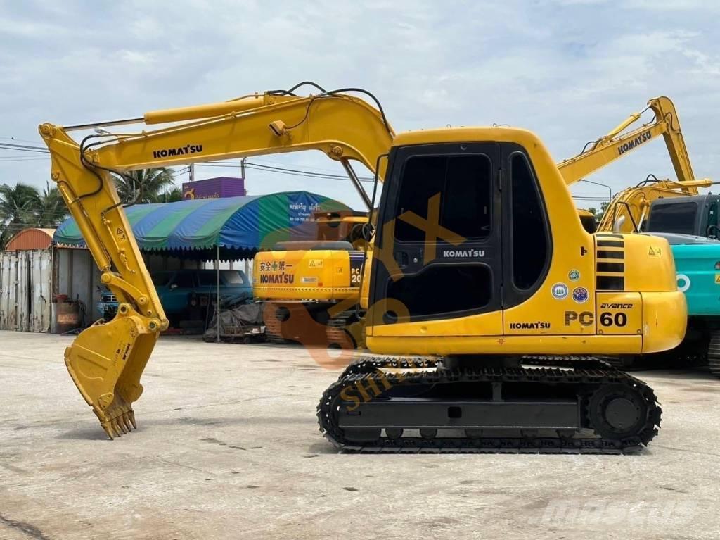 Komatsu PC 60 Pásové rýpadlá