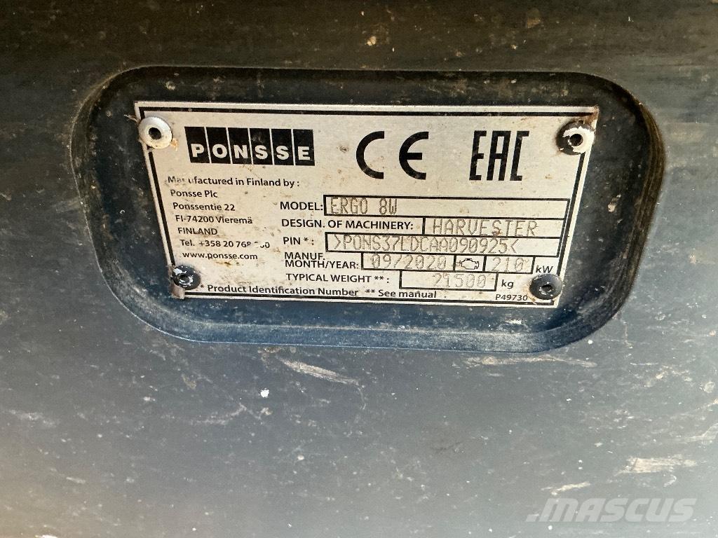 Ponsse ERGO 8W Harvestory
