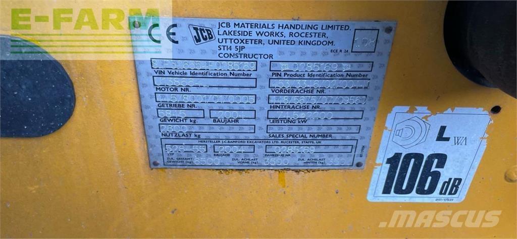 JCB 526-56 Teleskopické nakladače pre poľnohospodárstvo