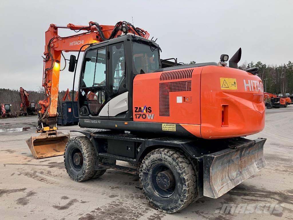 Hitachi ZX170WT-5 Kolesové rýpadlá
