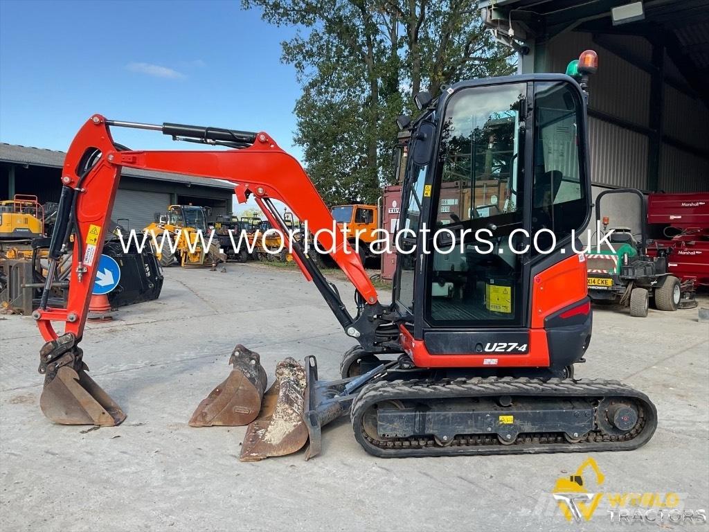 Kubota U 27 Mini rýpadlá < 7t