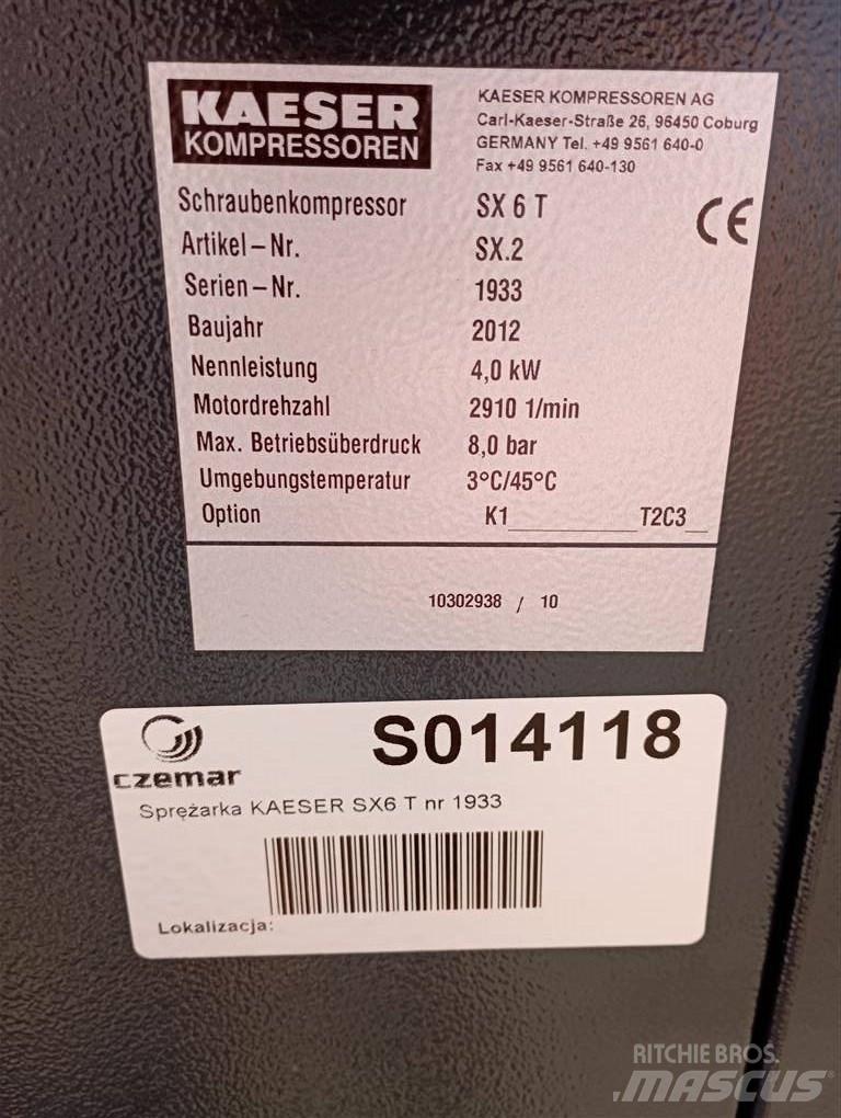 Kaeser SX6 T Kompresory