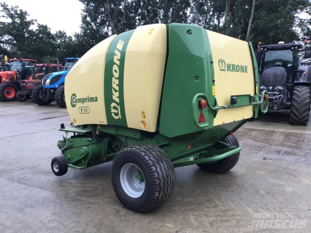 Krone Comprima f125 Lisy na okrúhle balíky