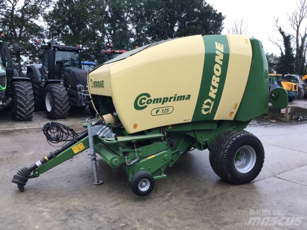 Krone Comprima f125 Lisy na okrúhle balíky