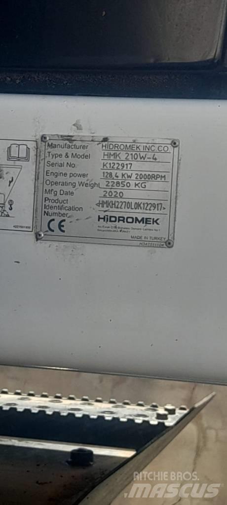 Hidromek HMK 210 W Kolesové rýpadlá