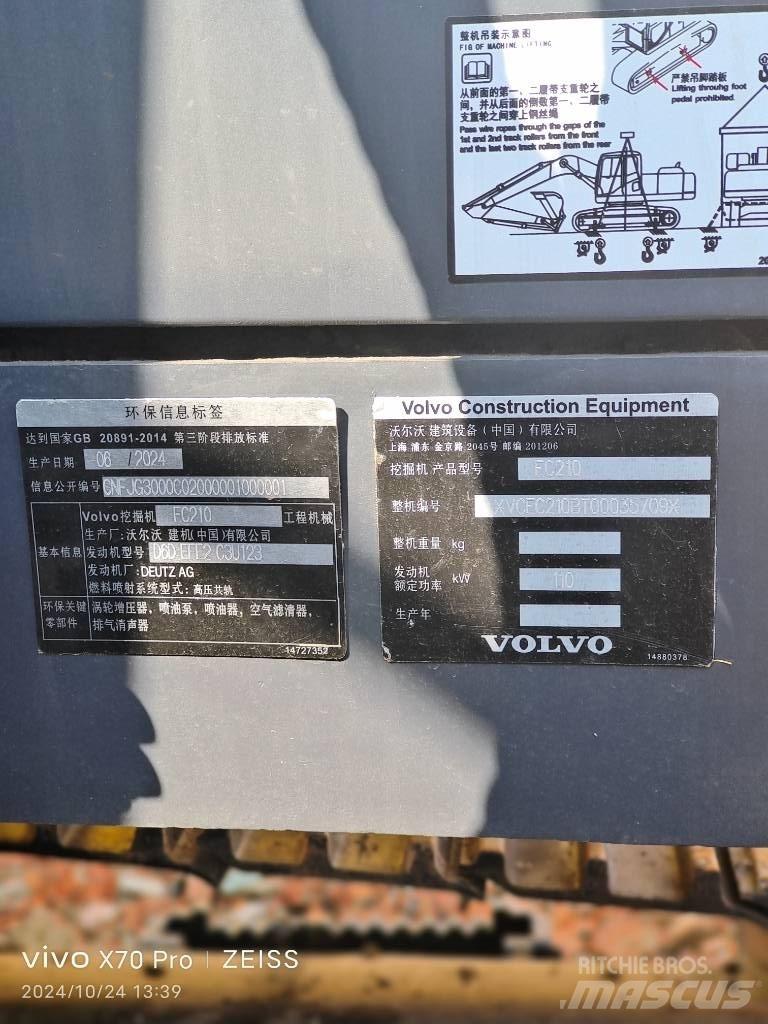 Volvo EC 210 Pásové rýpadlá
