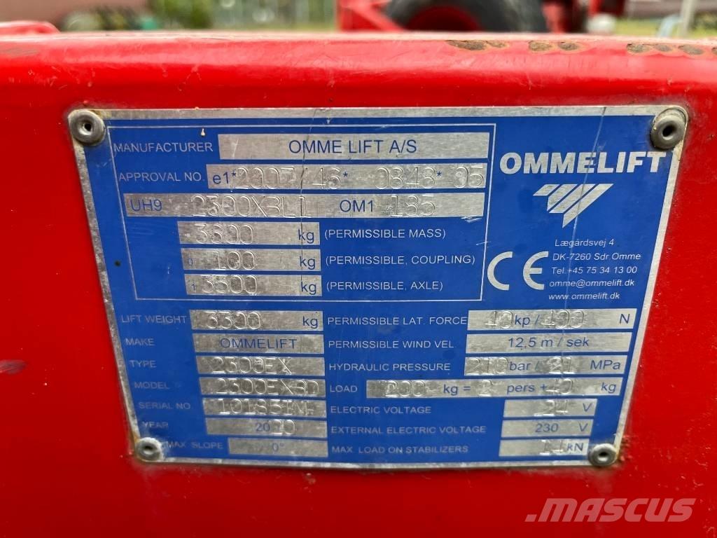 Omme 2300EXBD Prívesové plošiny