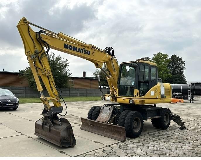 Komatsu PW 160-7E0 Kolesové rýpadlá