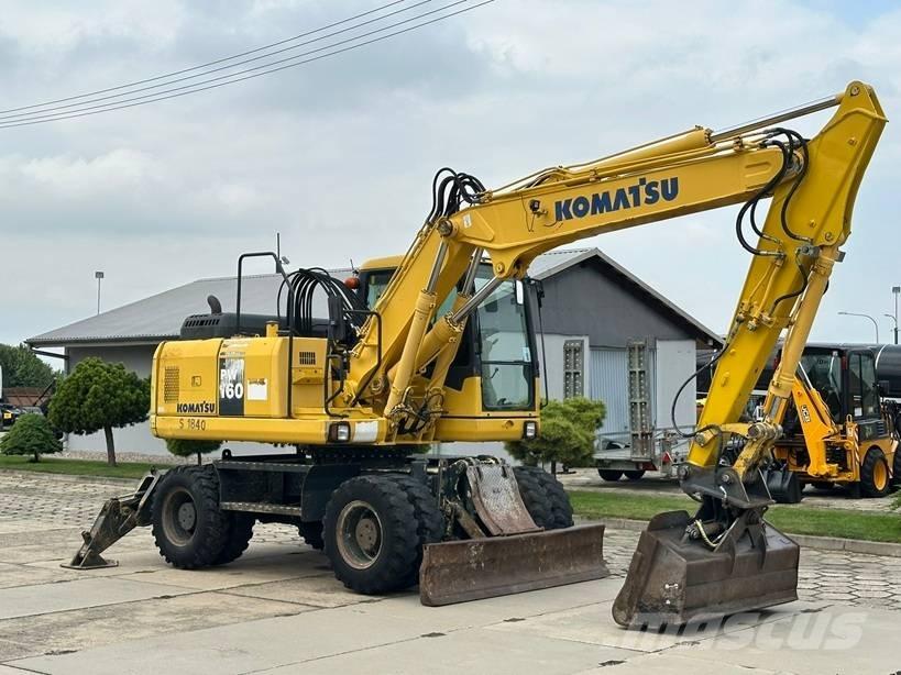 Komatsu PW 160-7E0 Kolesové rýpadlá