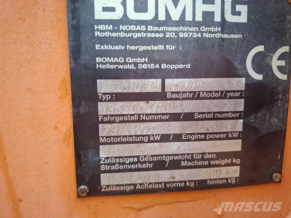 Bomag BG 110 TA Grejdery