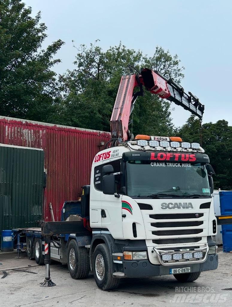 Scania R 420 Autožeriavy, hydraulické ruky