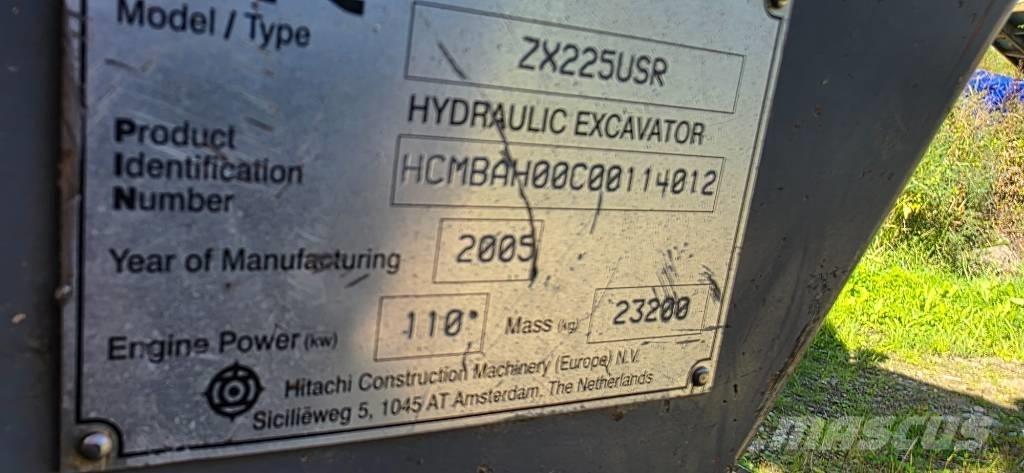 Hitachi ZX 225 USR Pásové rýpadlá